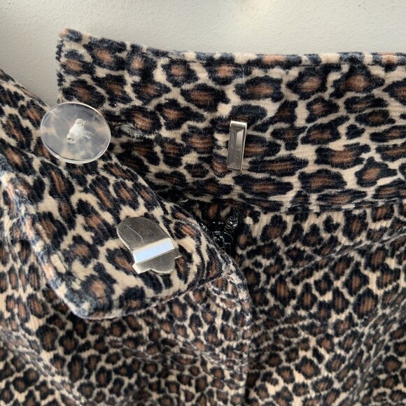 Talbots Animal Print Skirt Stretch Hong Kong A-line 8 - Picture 6 of 8